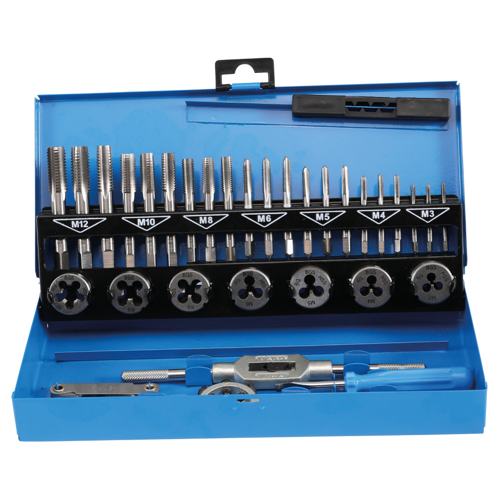 BGS® Gewindeschneider-Set, 32-teilig, HSS G Stahl