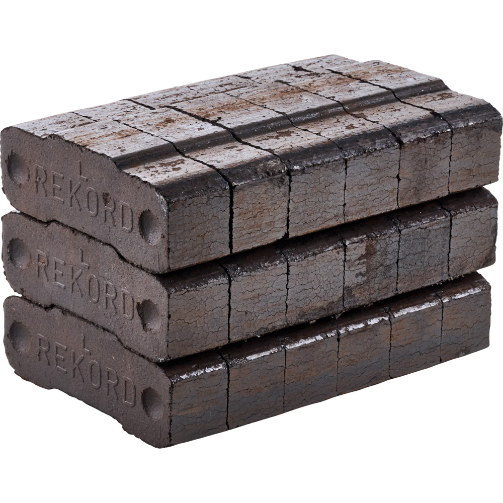 REKORD® Braunkohle-Kaminbriketts10 kg mit langer Brenndauer