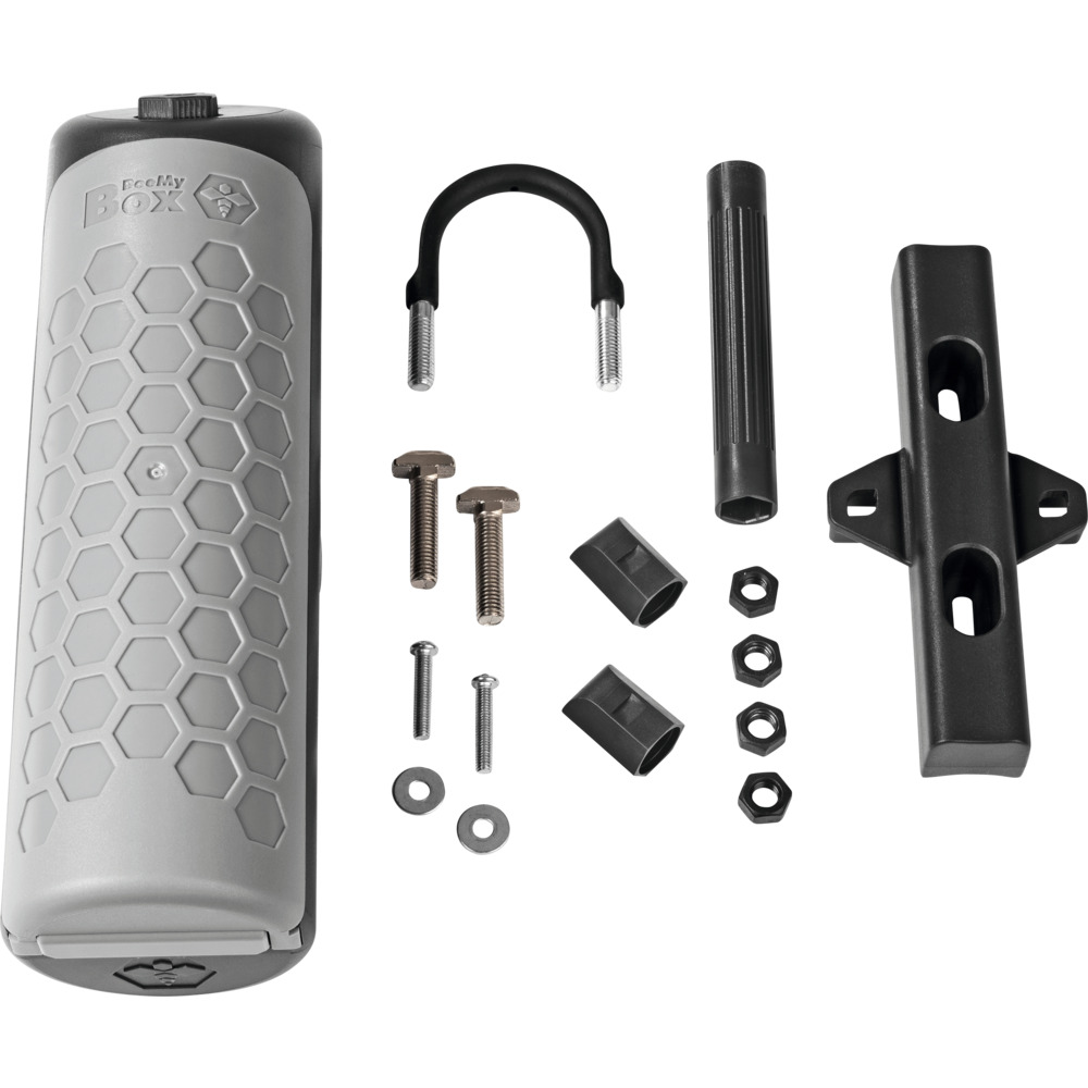 BeeMyBox Fahrradbox abschließbar 26 cm grau image number 1