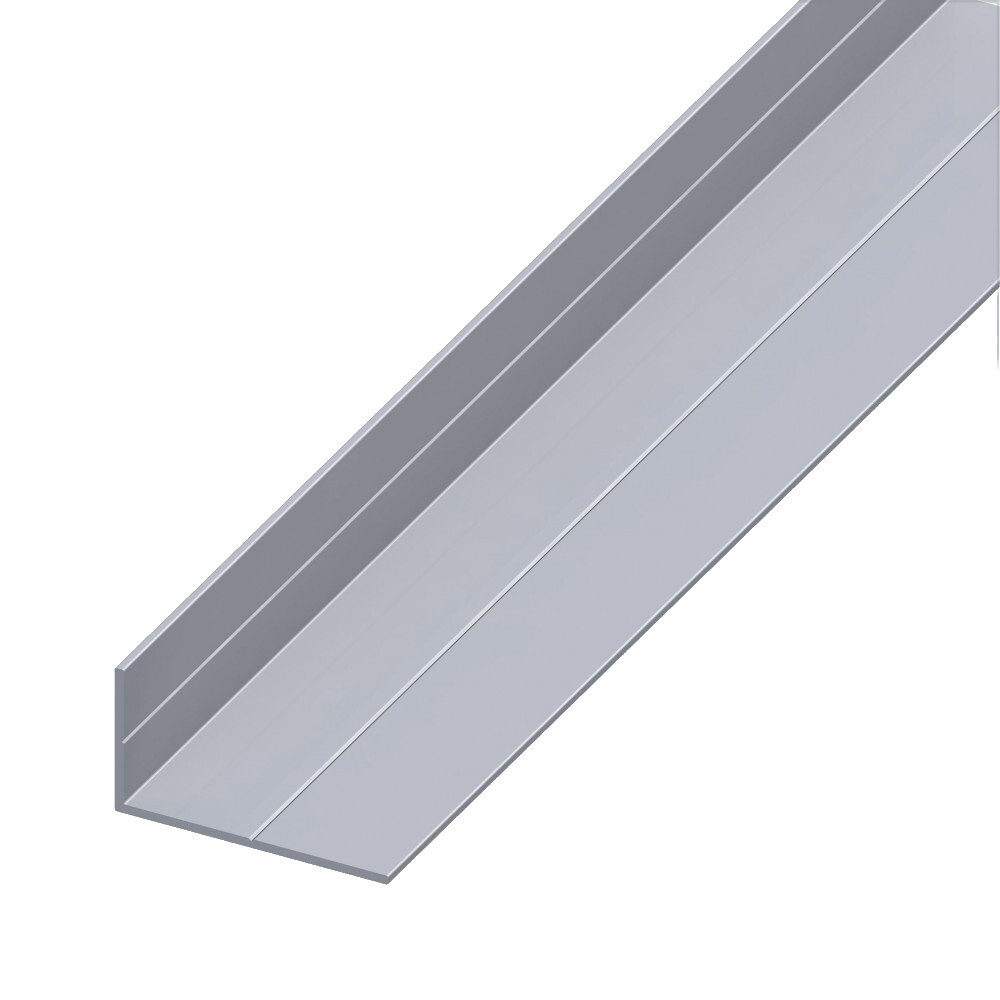 Winkelprofil ungleichschenklig 100 x 2,35 x 4,35 cm aus blankem Aluminium image number 0