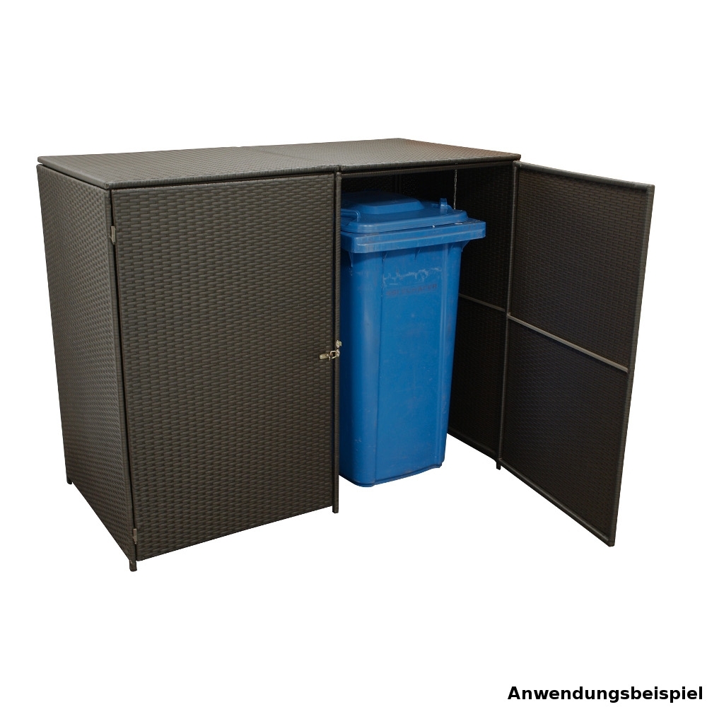 Mülltonnenbox für zwei Mülltonnen je 240 Liter image number 1