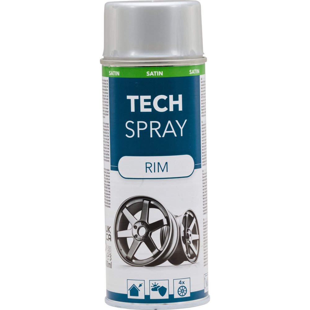 Tech Spray Felgensilber satin glänzend image number 0