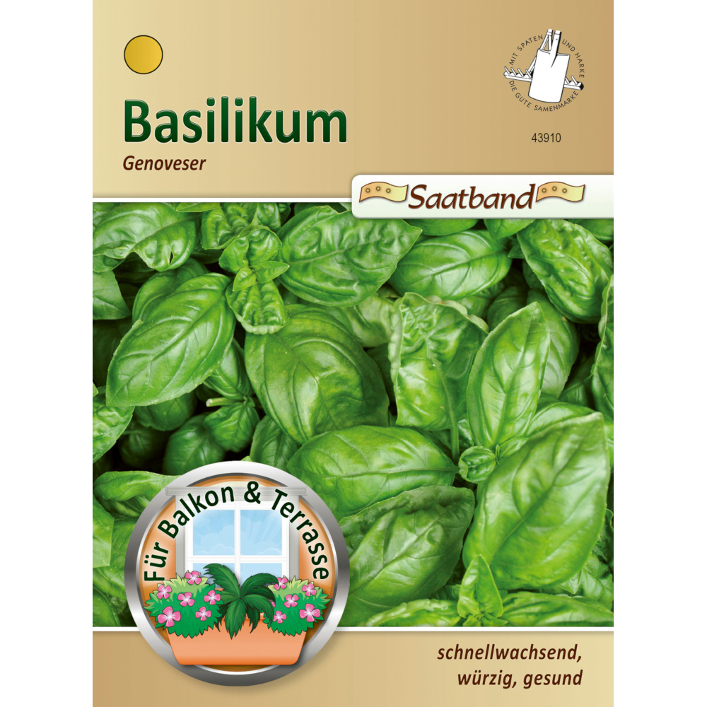 Saatband Basilikum ca. 2 laufende Meter image number 0