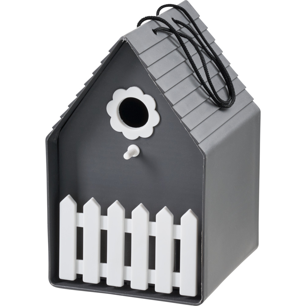 Nistkasten mit Gartenzaun 15 x 16 x 23,5 cm, anthrazit