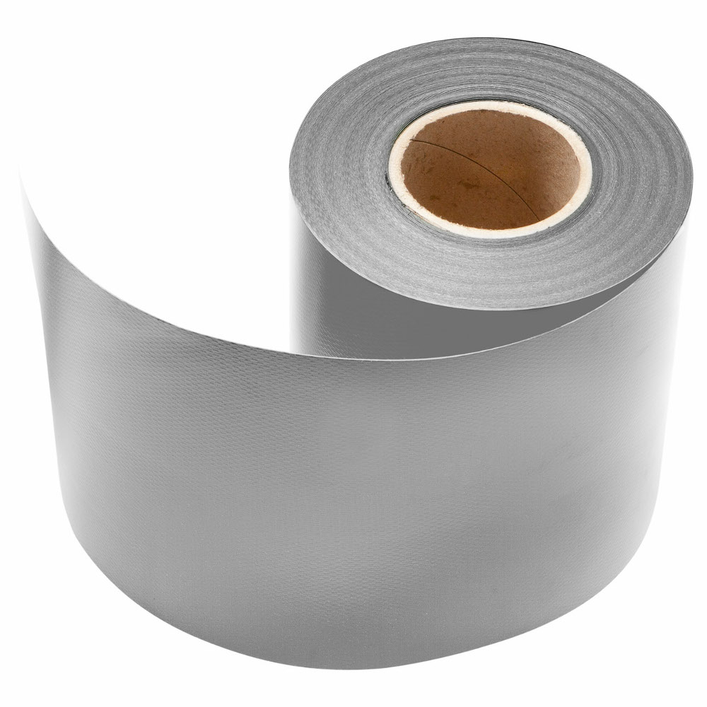 Zaun Sichtschutz und Windschutz A1-Blickdicht 3 Rollen, 19 cm Breit in Weißaluminium mit Klemmschienen image number 1