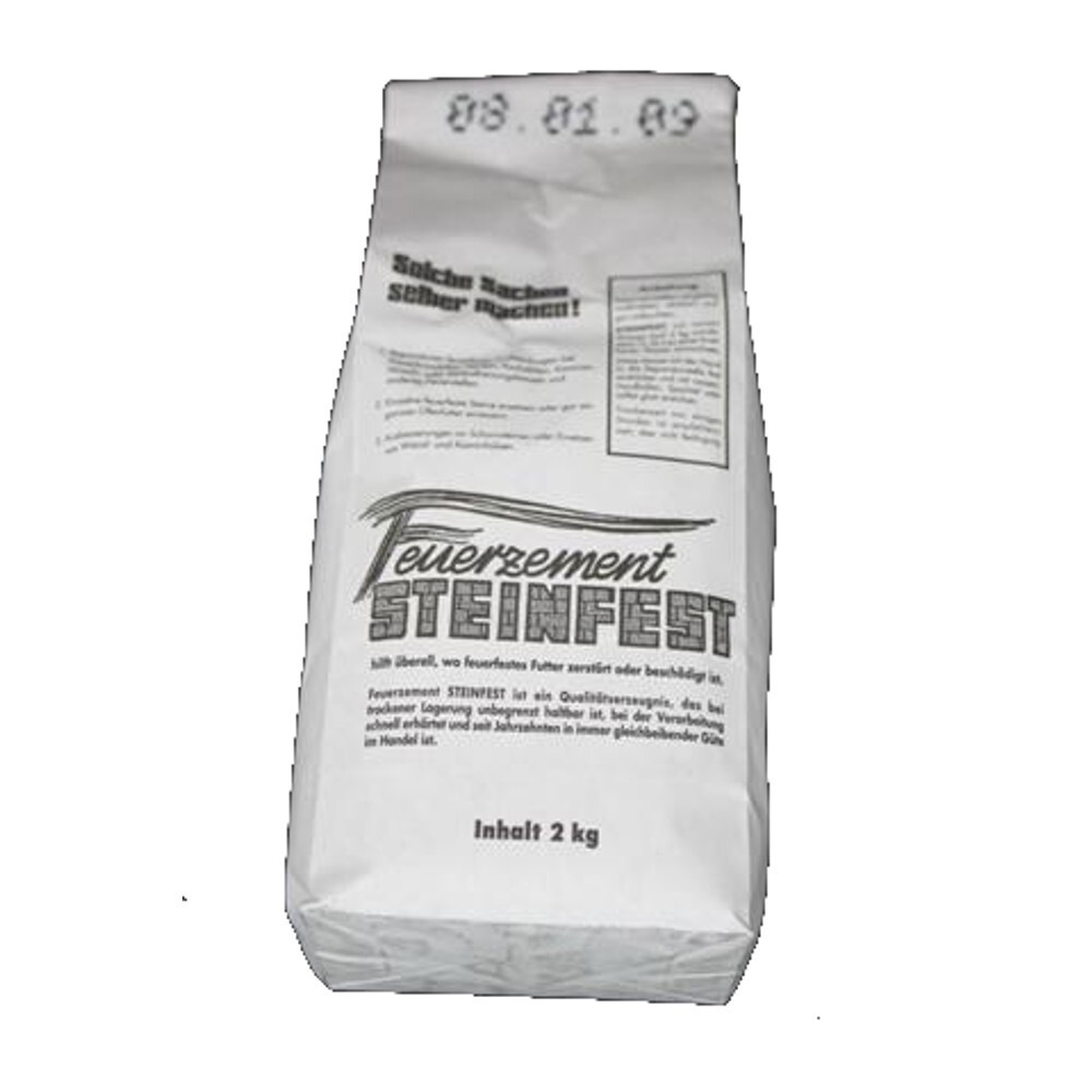 Feuerfester Zement 2 kg im Sack