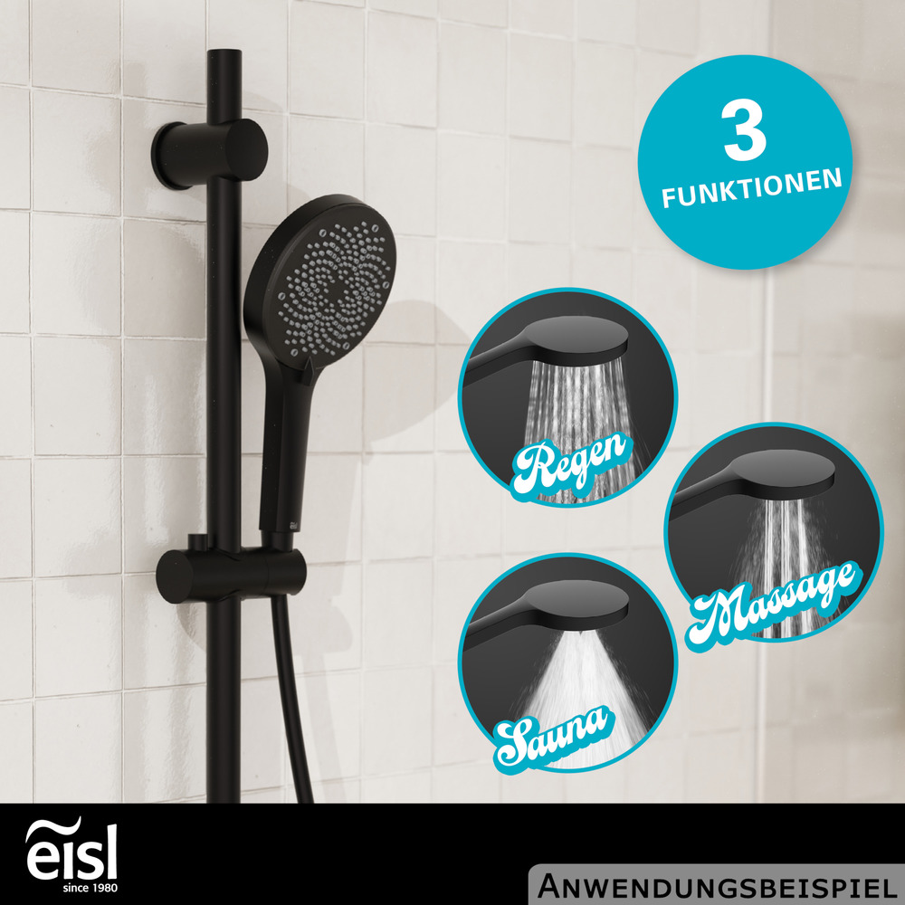 Handbrause STILO schwarz image number 2