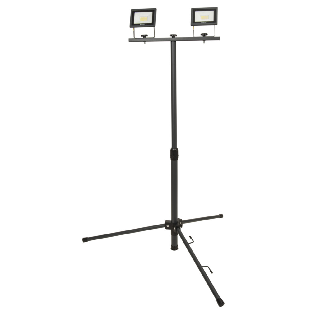 UNITEC® LED Strahler Stativ 2x14Watt 2x1700lm  Anthrazit image number 0