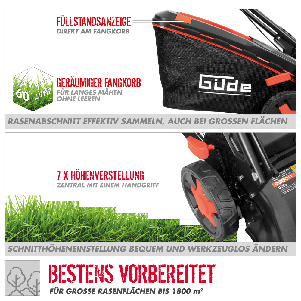 Güde® Rasenmäher BIG WHEELER 514.6 R image number 12