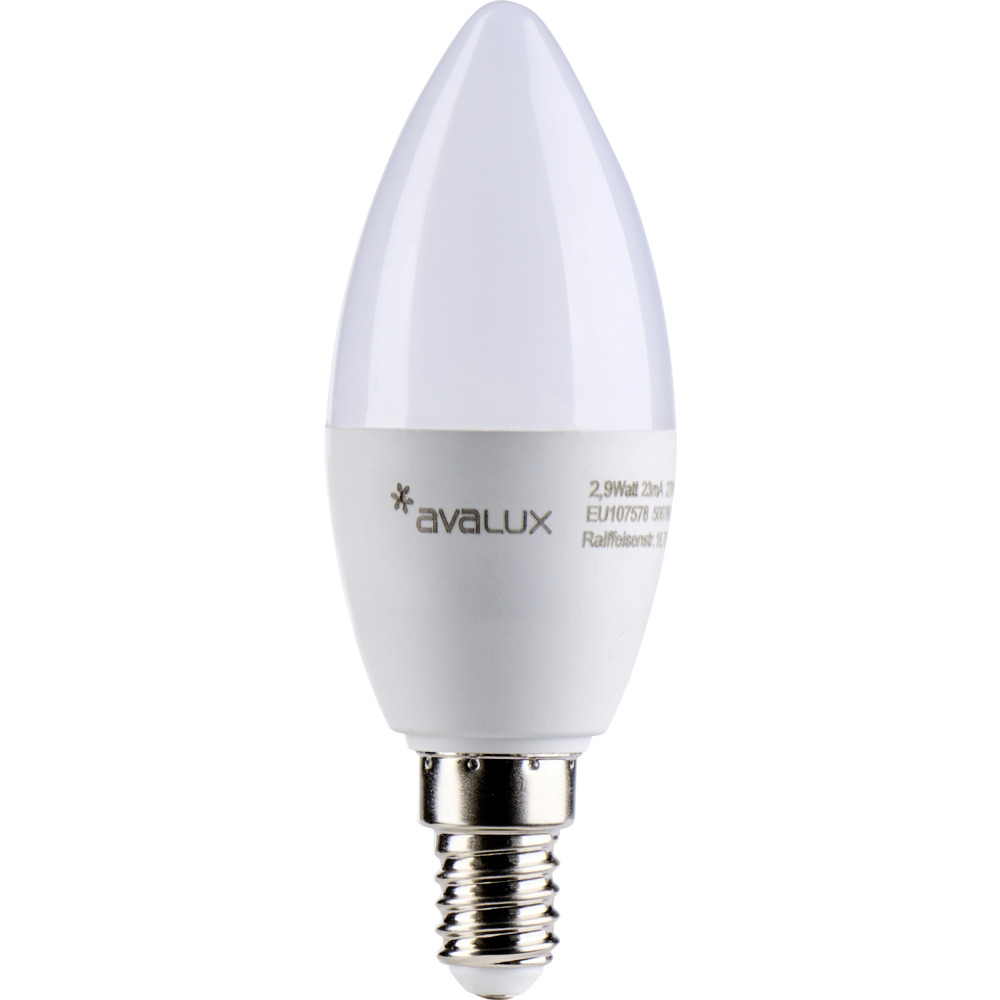 Avalux LED-Lampe 2,9 Watt in Kerzenform mit E14 Sockel image number 0