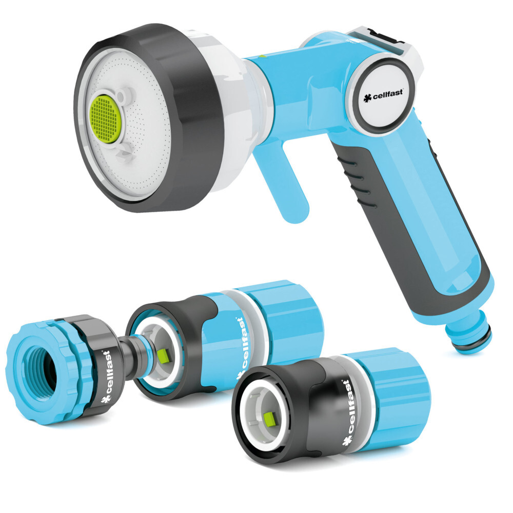 Gartenbrausen-Set ERGO™ 4-teilig, 3/4", mit 4-Funktions-Brause