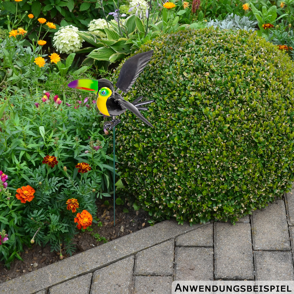 Gartenstecker mit Vogelmotiv und Erdspieß - sortiert image number 11