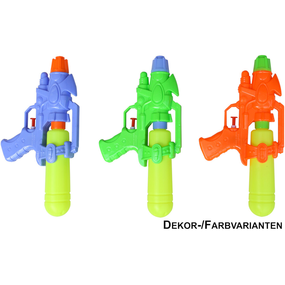Wasserpistole Kunststoff 25 cm, 3-fach sortiert image number 0