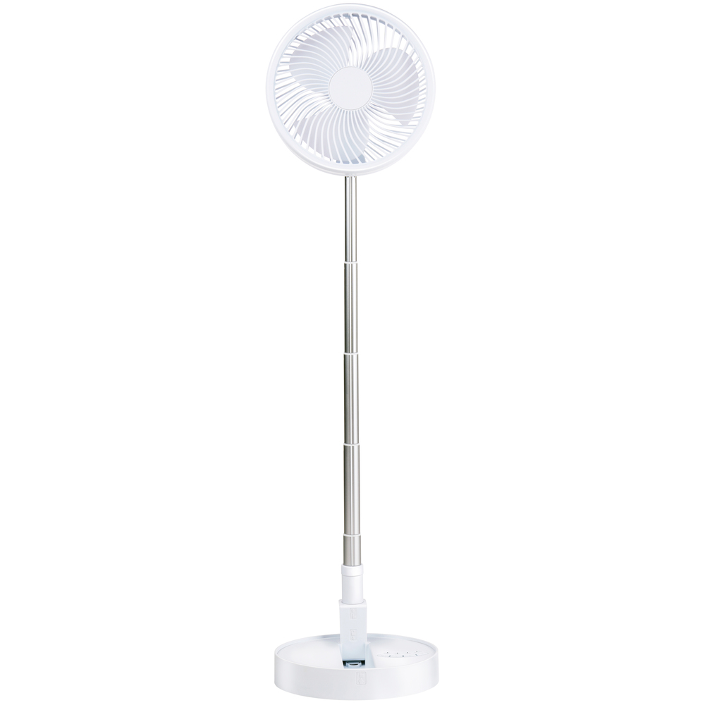 USB-Tischventilator h&ouml;henverstellbar wei&szlig; image number 2