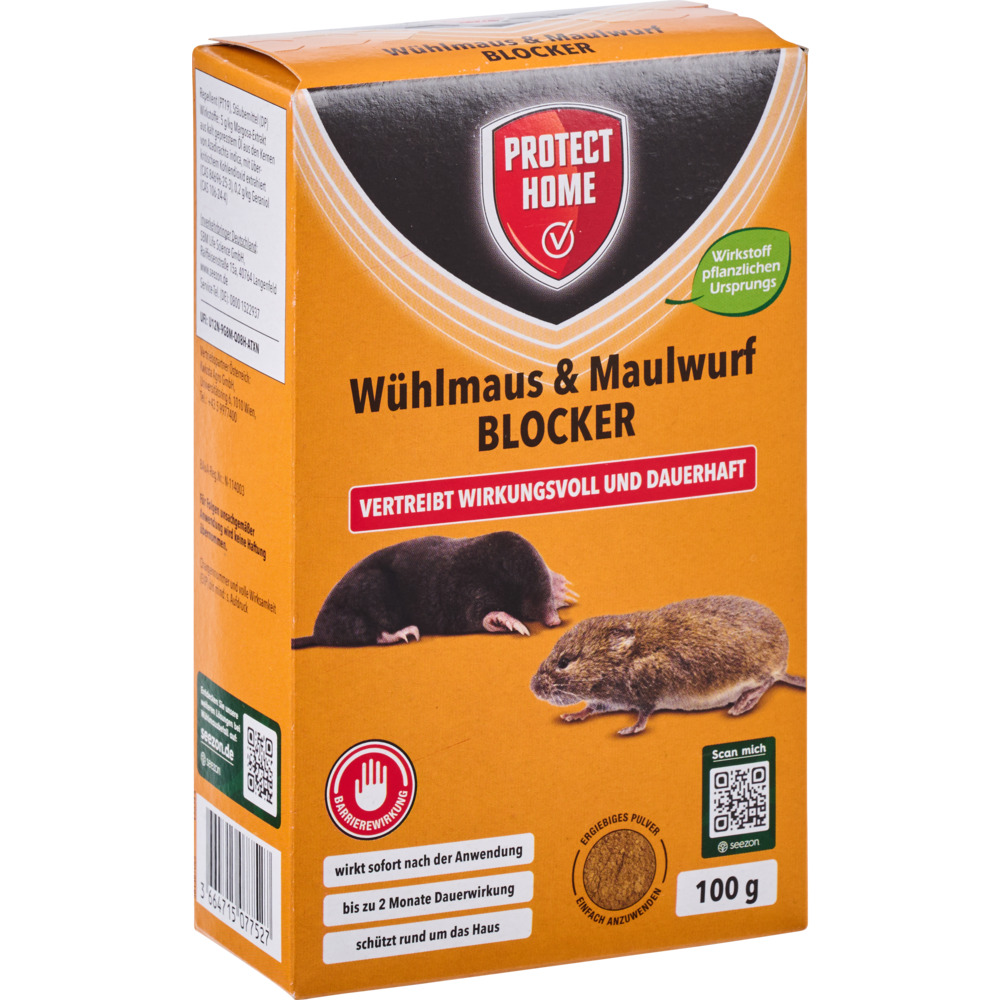 Protect Home Wühlmaus & Maulwurf Blocker 100 g