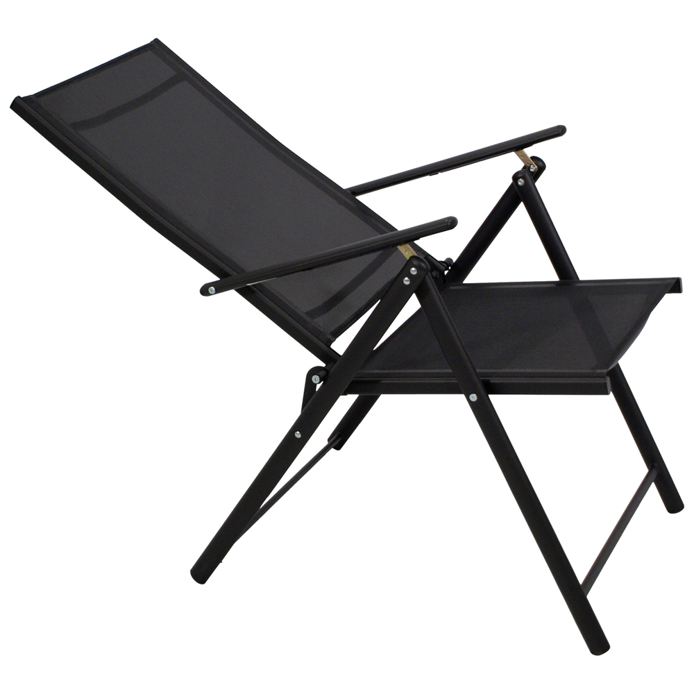 Klappsessel 4er-Set aus Stahl, anthrazit image number 2