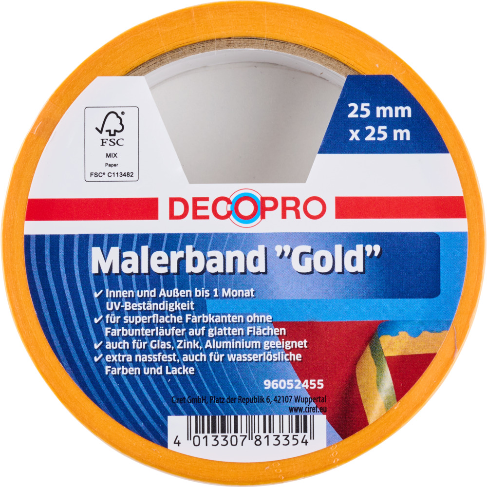 DECOPRO Lackierband Gold 25 m image number 2