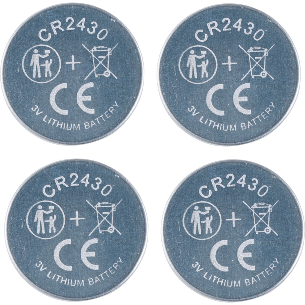 Knopfzelle Lithium CR2430 3V 4er Packung image number 0