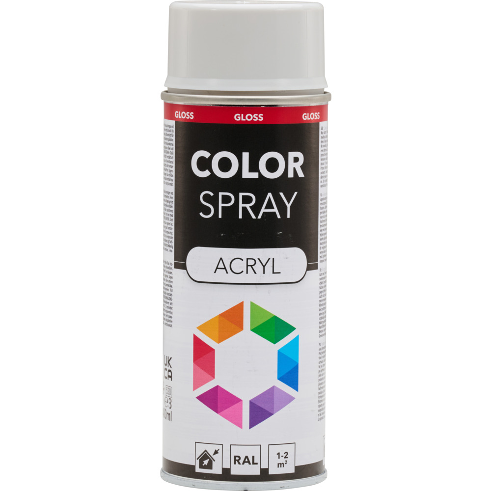 Lackspray glänzend 400 ml Acryl RAL 7035 lichtgrau