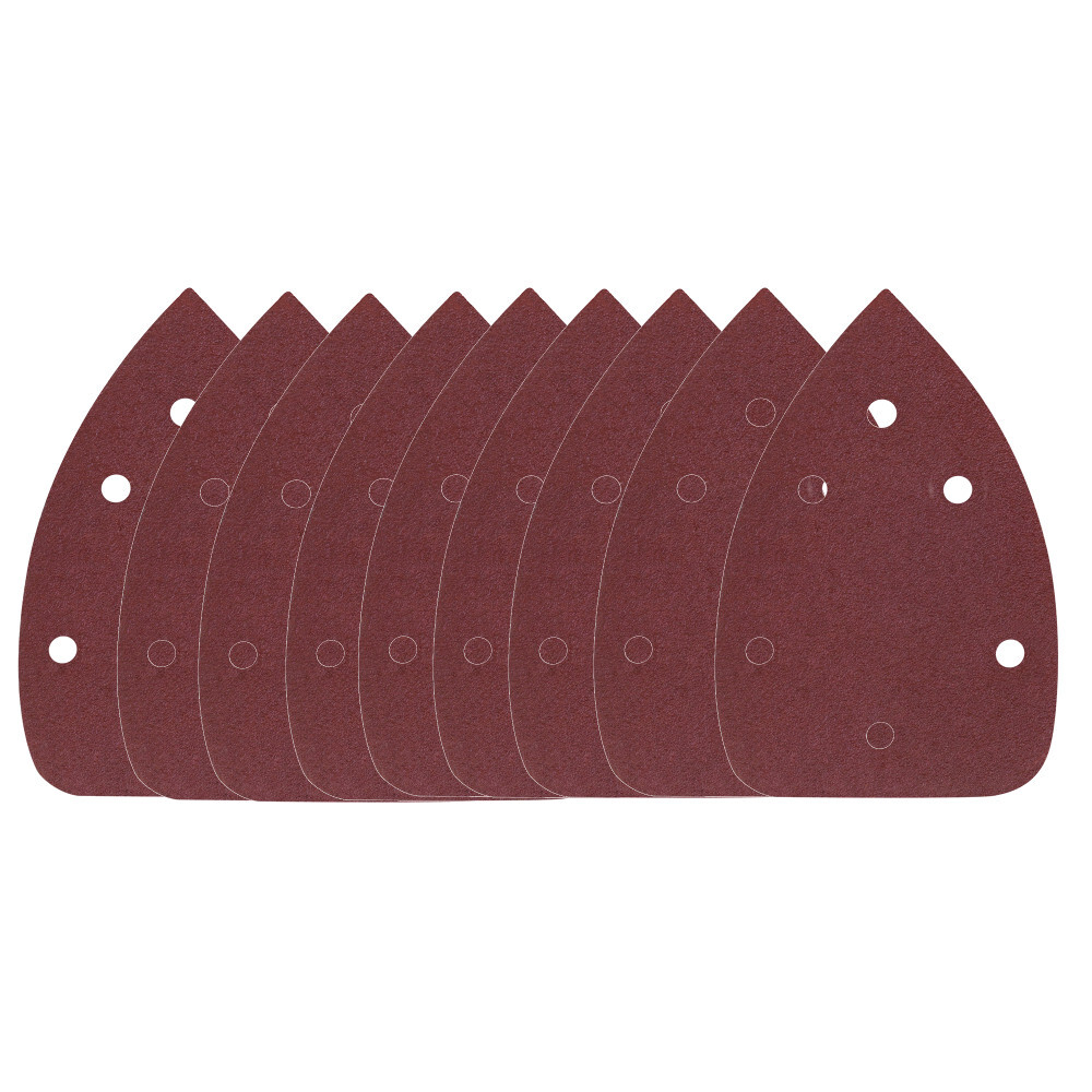 Schleifpapier Set K40-60-80 je 3 Stück für GERMANIA® Deltaschleifer, 6-fach gelocht image number 1