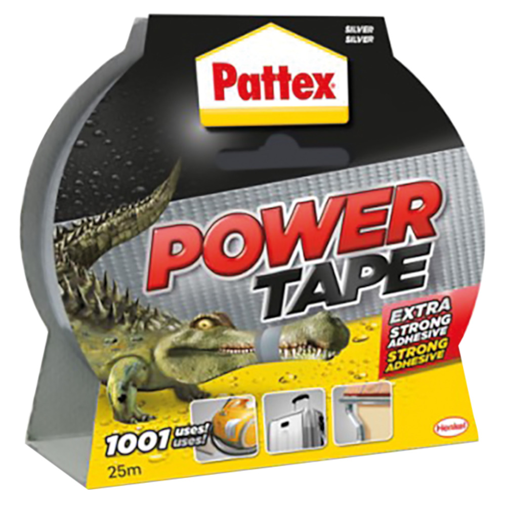 Pattex Klebeband Power Tape 50 mm x 25 m silber image number 0