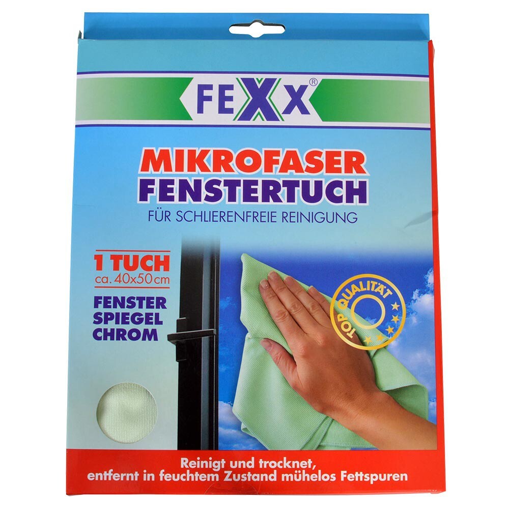 Fenstertuch Microfaser 40 x 50 cm in Grün image number 1