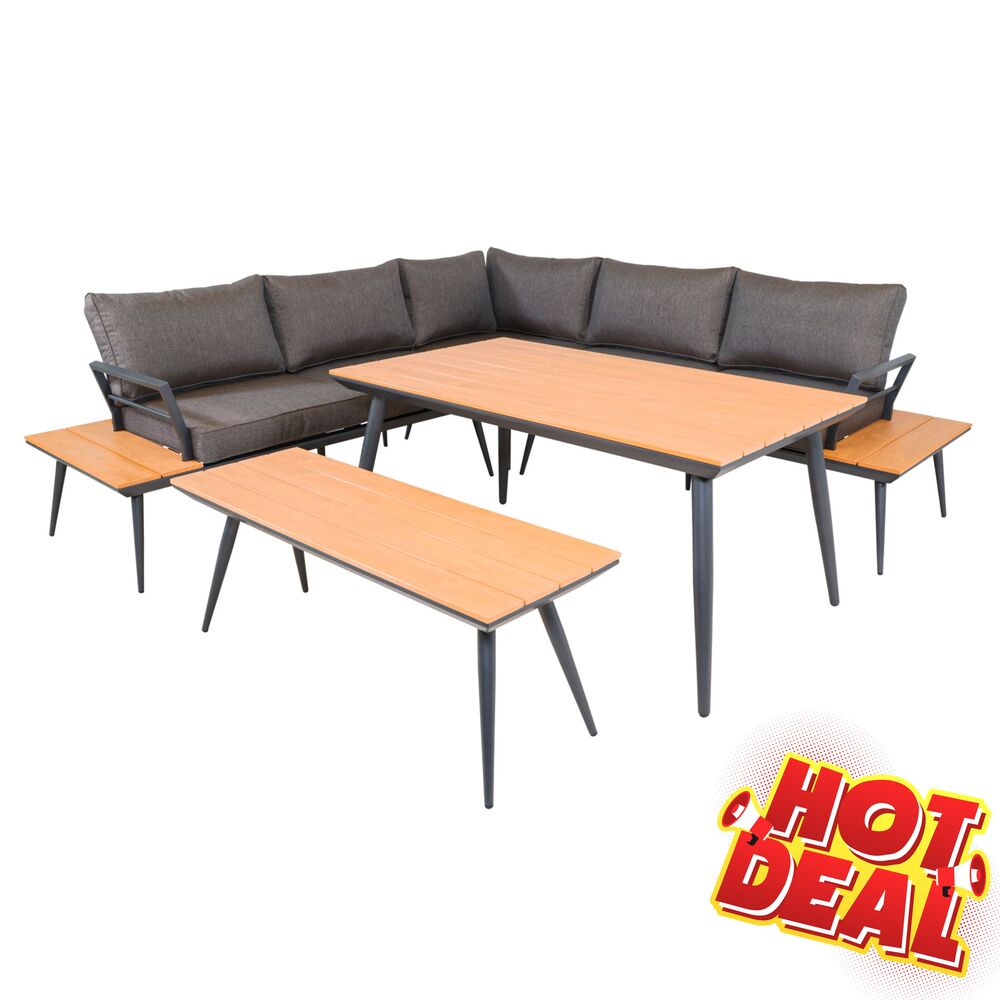 Eckbankgarnitur Dining Arezzo 5-teilig