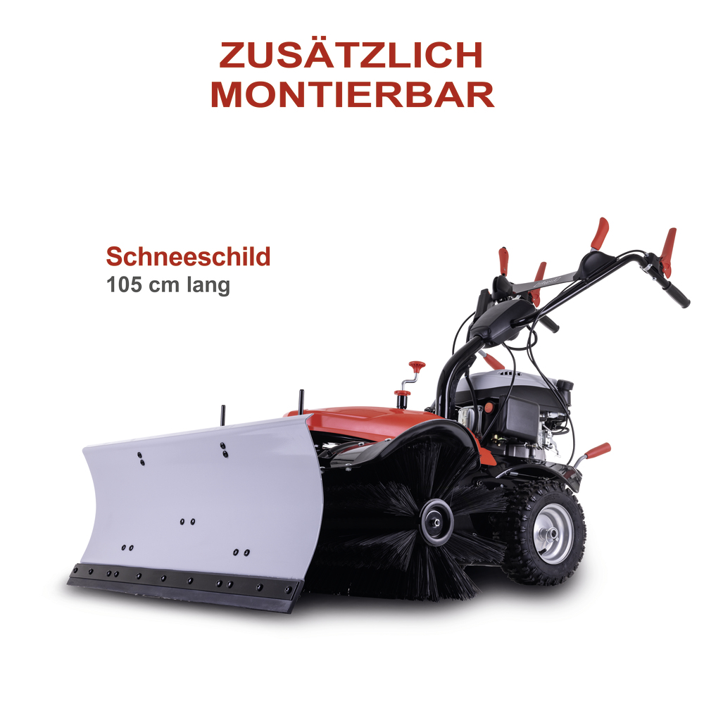 Scheppach Benzin-Kehrmaschine SC2200PE mit Sammelbehälter und Schneeschild image number 10