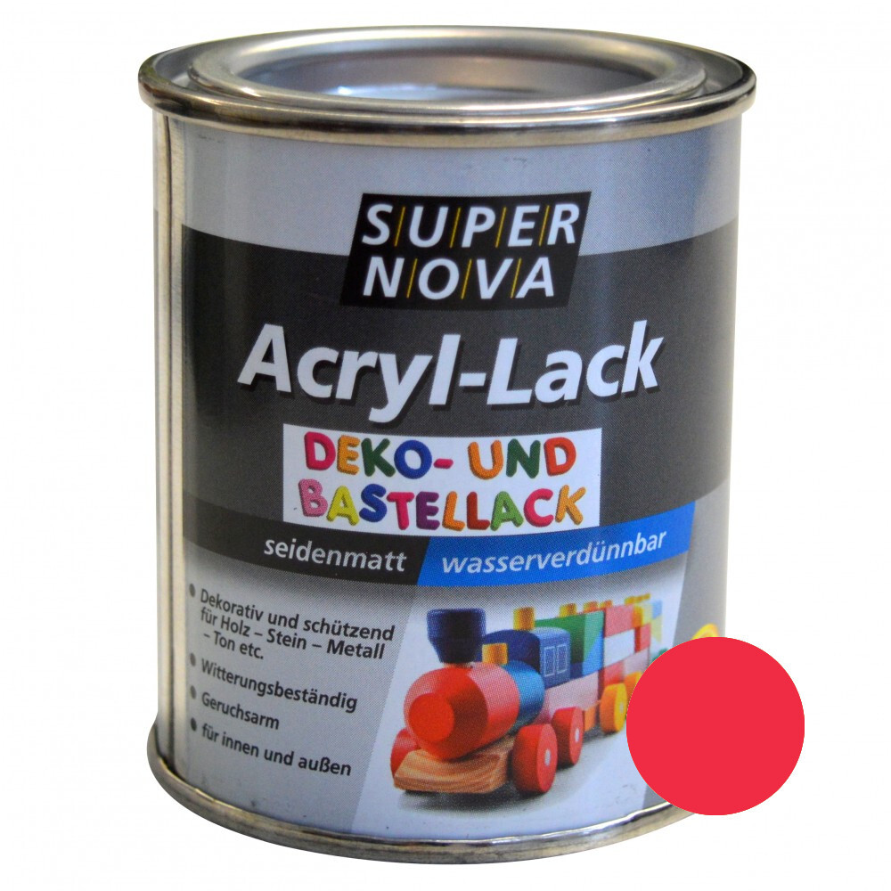 Super Nova Acryl Lack rot seidenmatt für innen und außen image number 0