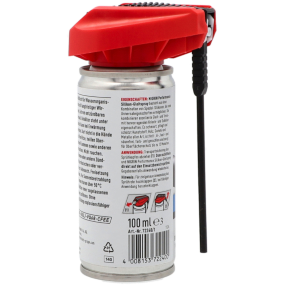 NIGRIN Performance Silikon-Gleitspray 100 ml image number 1