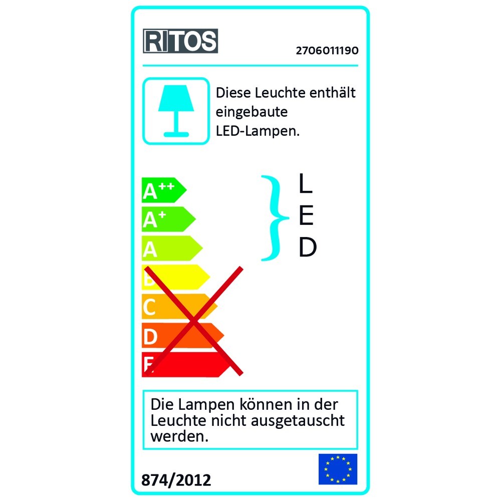 LED Strahler Eco auf Ständer 20 Watt in Schwarz image number 1