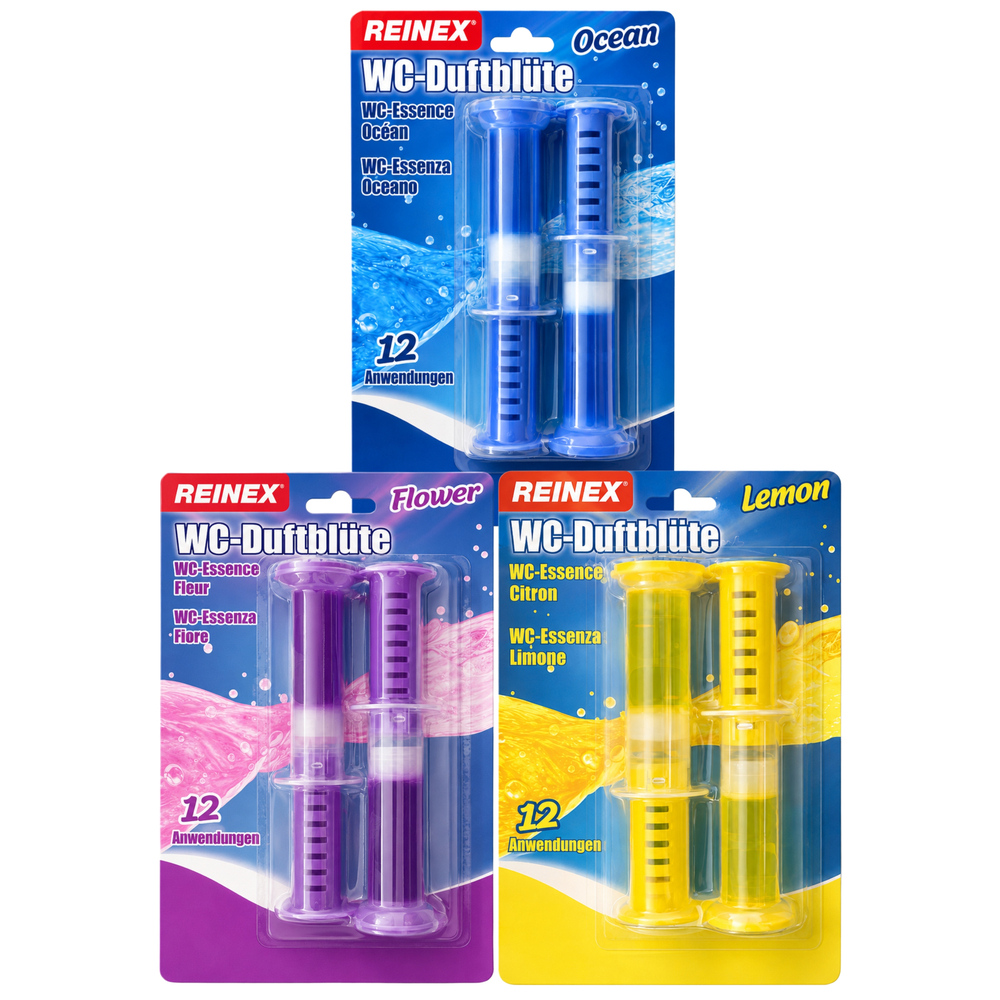 Reinex WC-Dufbl&uuml;te, 3-fach sortiert