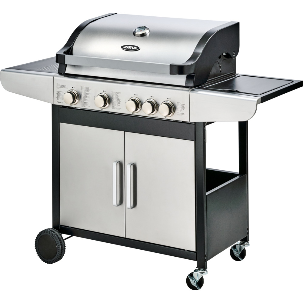 JUSTUS Profi Gasgrill Ares 4 SU mit 4+1 Brennern image number 2