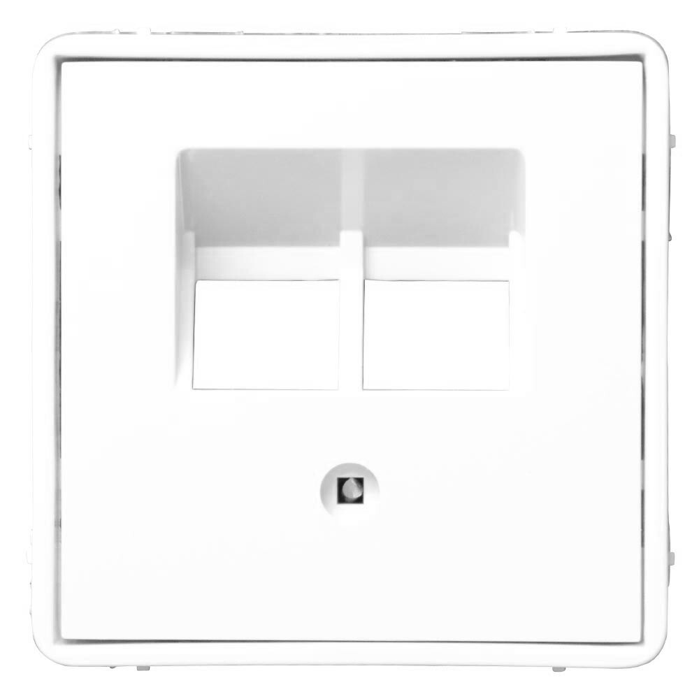 ISDN-Abdeckung EverLuxe weiss Kunststoff Abdeckung image number 0