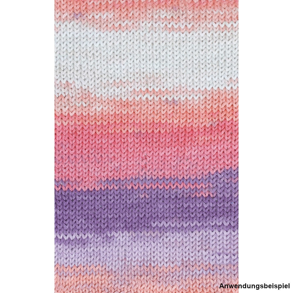 Garn Cotton Quick 100 g, creme-rosa-lila-flieder image number 2