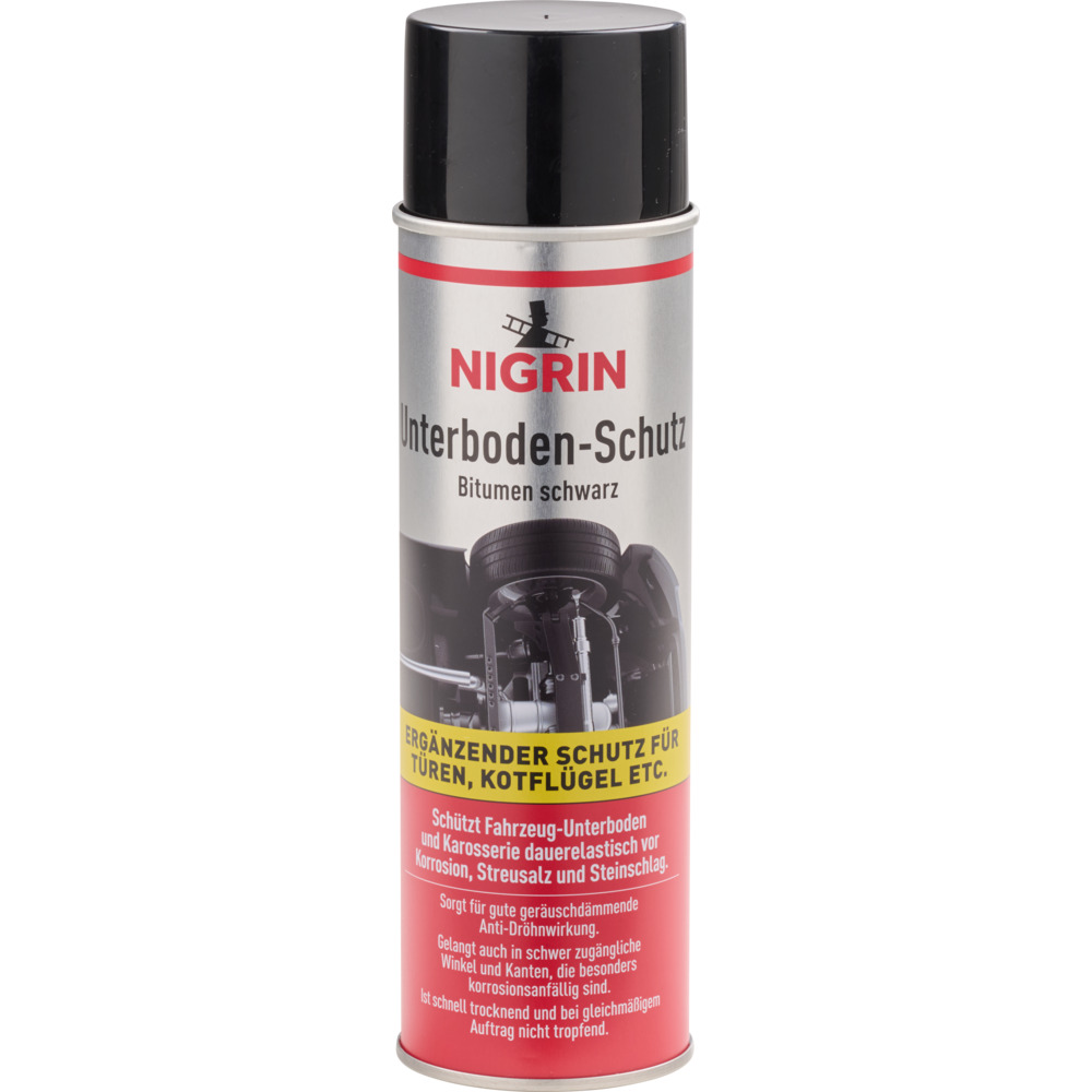 Nigrin Unterbodenschutz, 500 ml Spray, Bitumen schwarz image number 2
