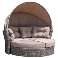 Strandkörbe und Gartenmuscheln image